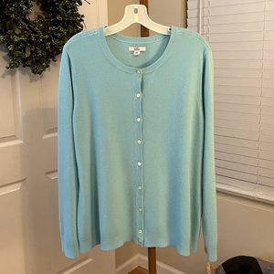 WOMENS CARDIGAN - PLUS SIZE - MINT GREEN